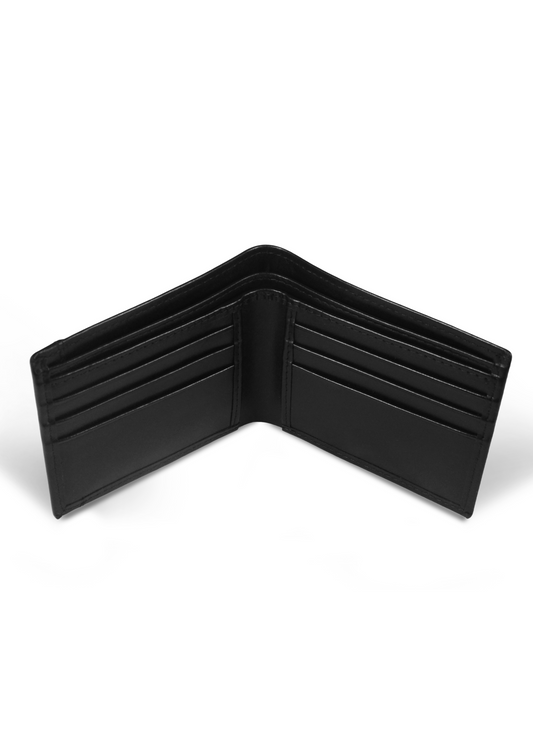 Buneri, Kossuth Men's Wallet, RFID protection, Genuine leather, Black