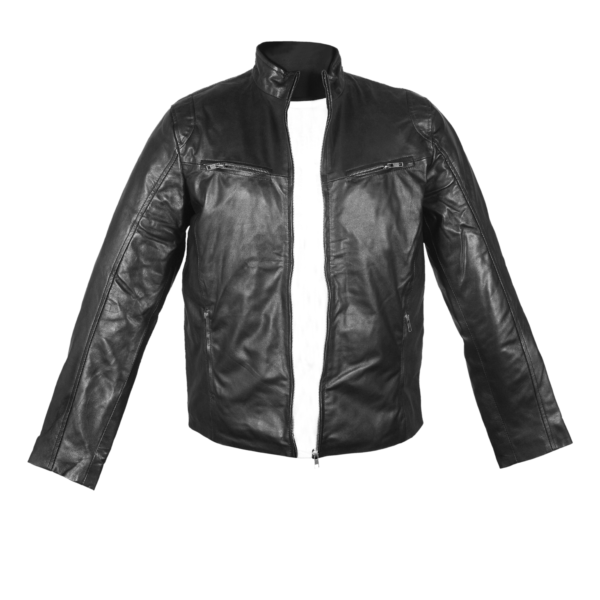 Buneri Classic leather jacket