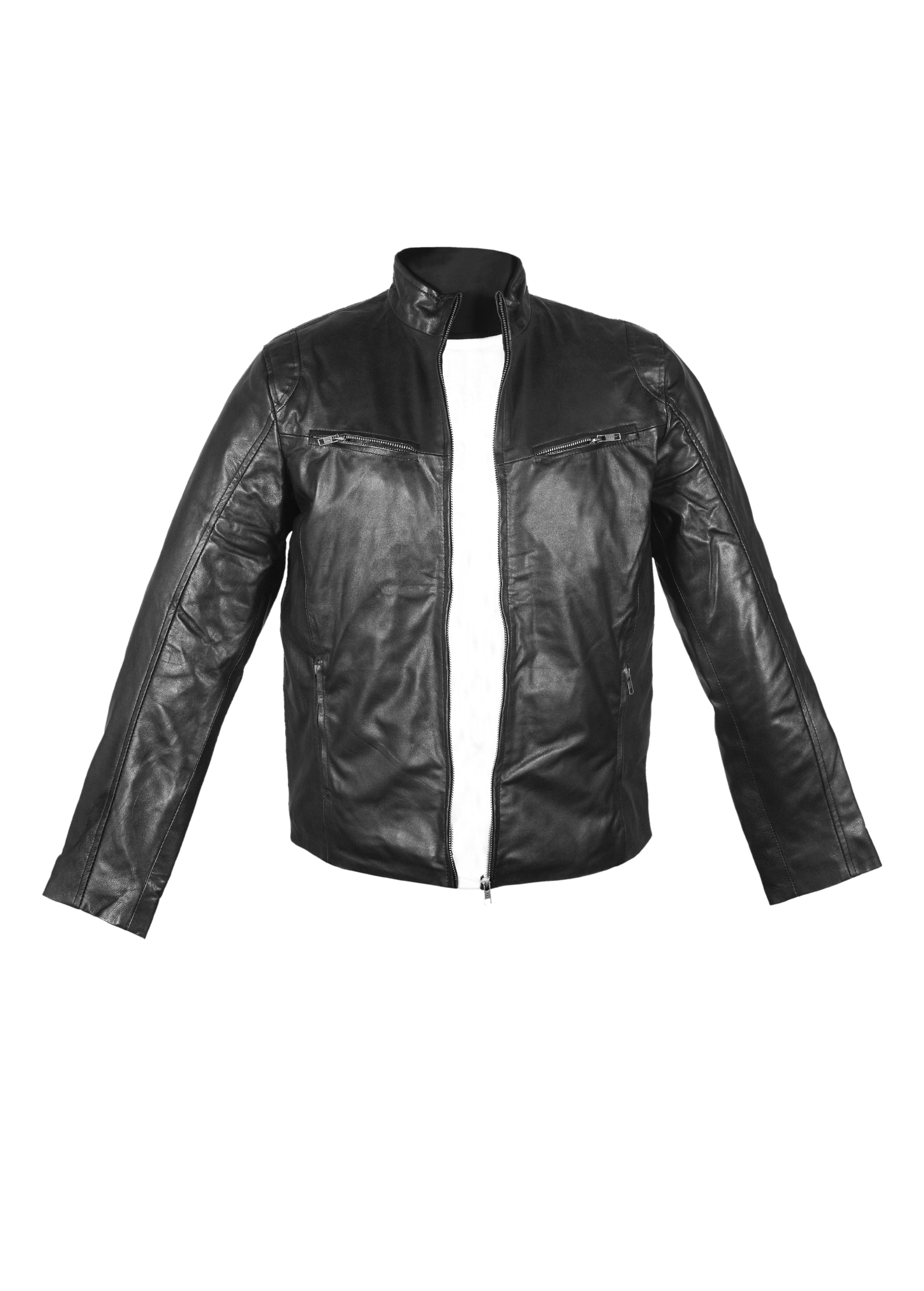 Buneri Classic leather jacket