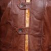Men Tom Hardy Bane Leather Trench Coat - Image 2