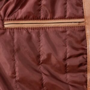 Men Ionic Brown Biker Genuine Leather Jacket