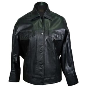 Women Classic Sheepskin Shirt Leather Jacket