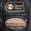 Men American Classic Urban Motors Black Sheepskin Leather Jacket - Image 5