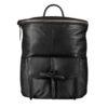 Distressed Black Leather Backpack Bag For Men Women - Image 2