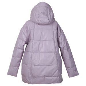 Dora Hooded Sheepskin Leather Puffer Jacket