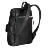 Distressed Black Leather Backpack Bag For Men Women - Image 3
