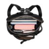 Distressed Black Leather Backpack Bag For Men Women - Image 6