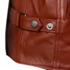 Cafe Racer Brown Retro Style Biker Leather Jacket - Image 6