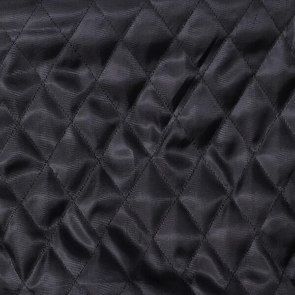 Men Black Diamond Design Motorcycle Leather Jacket - Image 6