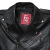 Men Slim Fit Biker Style Leather Jacket - Image 4