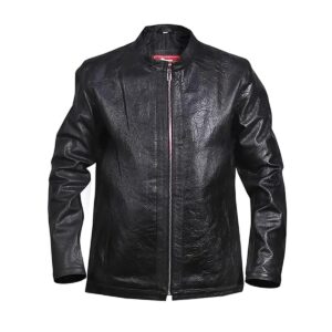 Men Business Casual Slim Leather Jacket