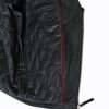 Men Slim Fit Biker Style Leather Jacket - Image 5