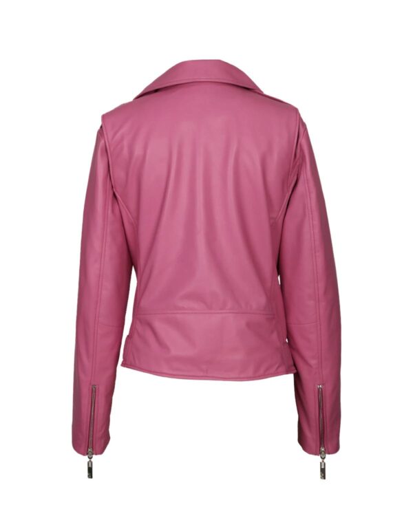 Women's Siena Biker Sheepskin Leather Jacket - Image 2