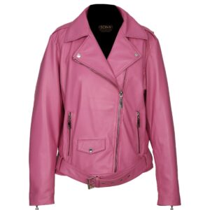 Women Siena Biker Sheepskin Leather Jacket