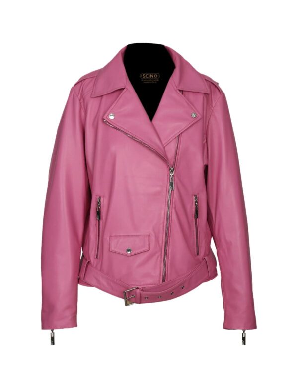 Women's Siena Biker Sheepskin Leather Jacket