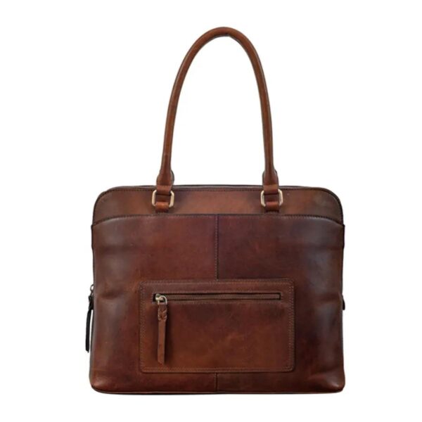 Timeless Elegance Brown Handbag - Image 5