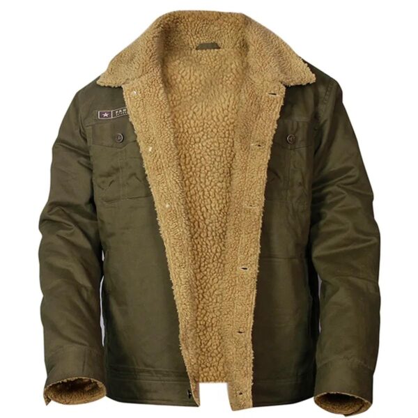 Men Jacket Coats Winter Military Bomber Jackets - Image 7