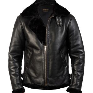 Men B3 Bomber Leather Jacket