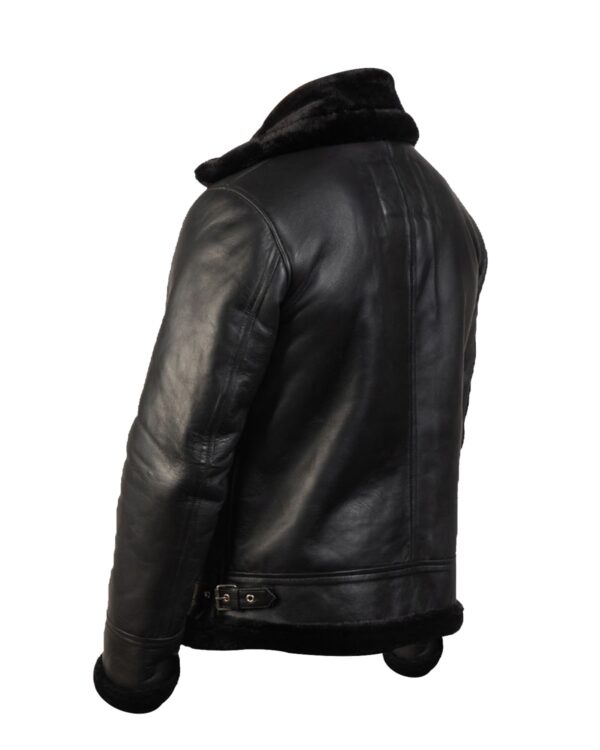 Men's B3 Bomber Leather Jacket - Image 4