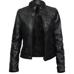 Daisy Biker Leather Jacket