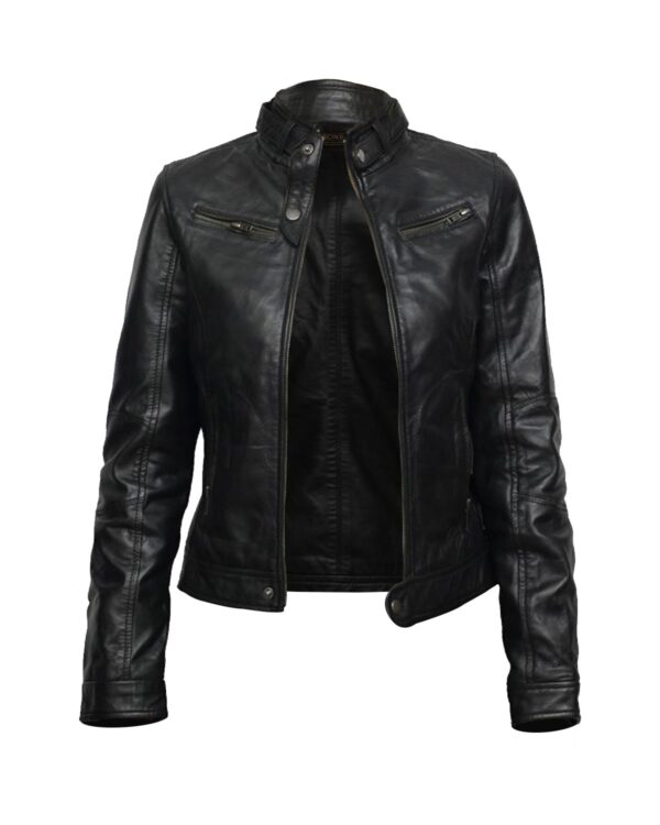 Daisy Biker Leather Jacket