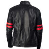 Jasper Biker Leather Jacket - Image 4