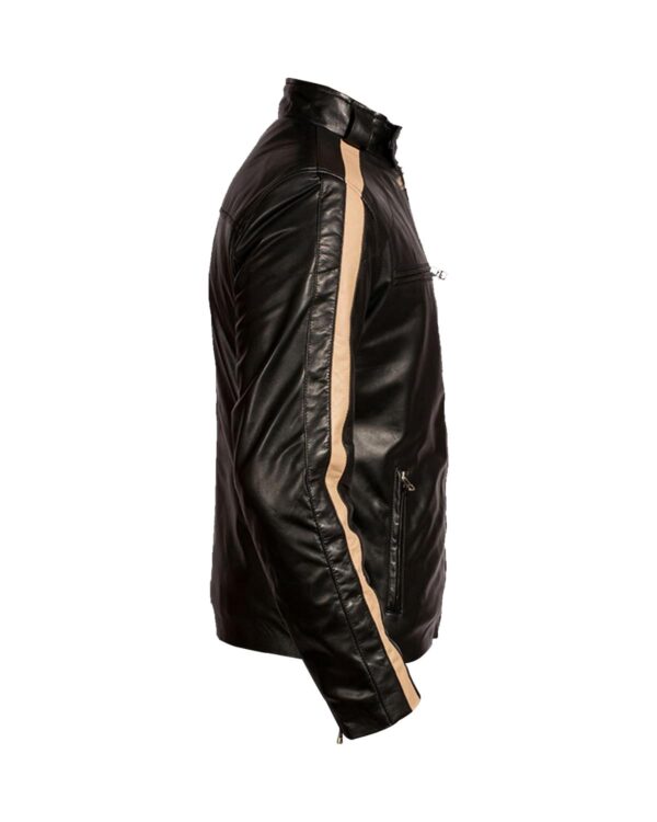 Walter Biker Leather Jacket - Image 3