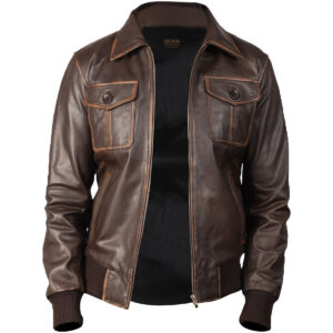 Luis Bomber Leather Jacket