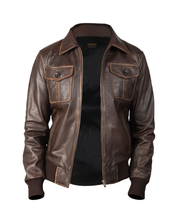 Luis Bomber Leather Jacket