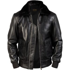 Men G-1 Bomber Leather Jacket