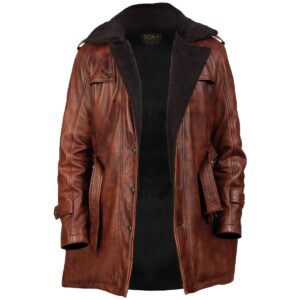 Dean Fur Leather Coat