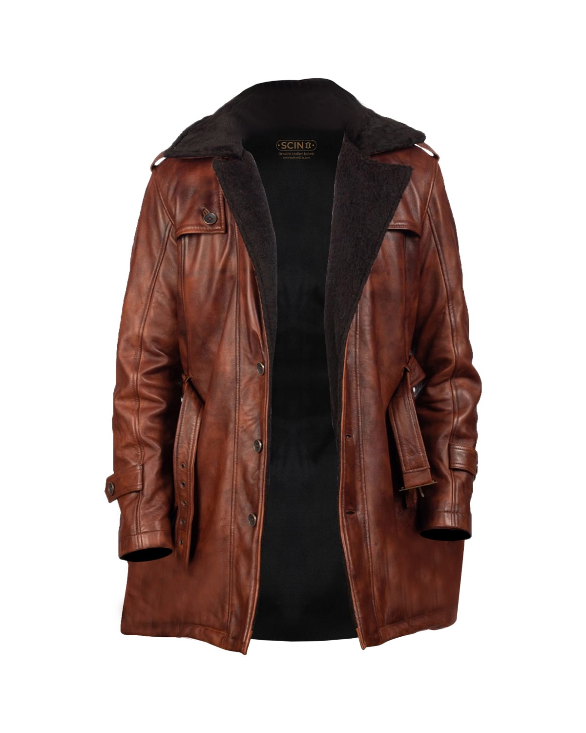 Dean Fur Leather Coat