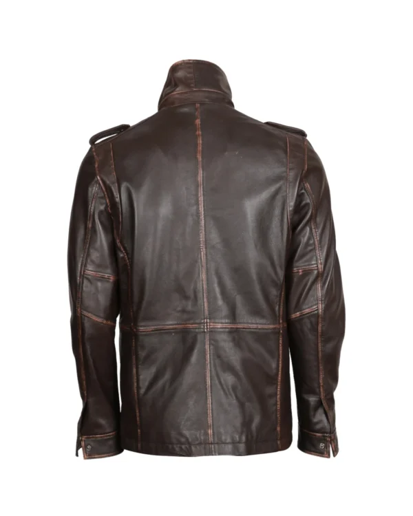 Max Leather Shirt Jacket - Image 3