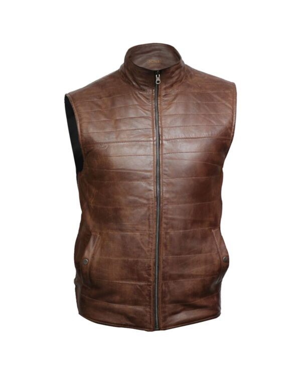 Paul Leather Vest