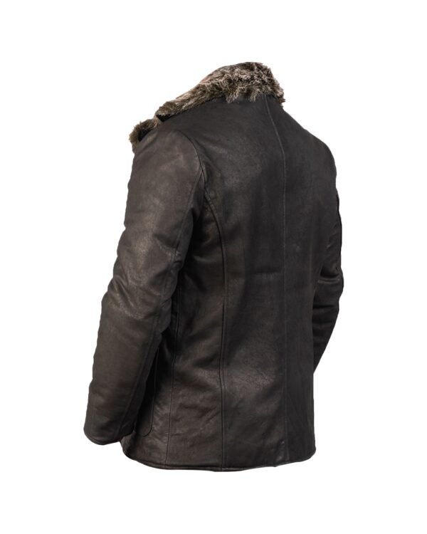 Mario Furlong Leather Coat - Image 4