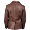 Naval Leather Peacoat - Image 4