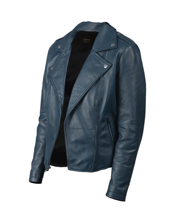 Teresa Biker Leather Jacket - Image 3