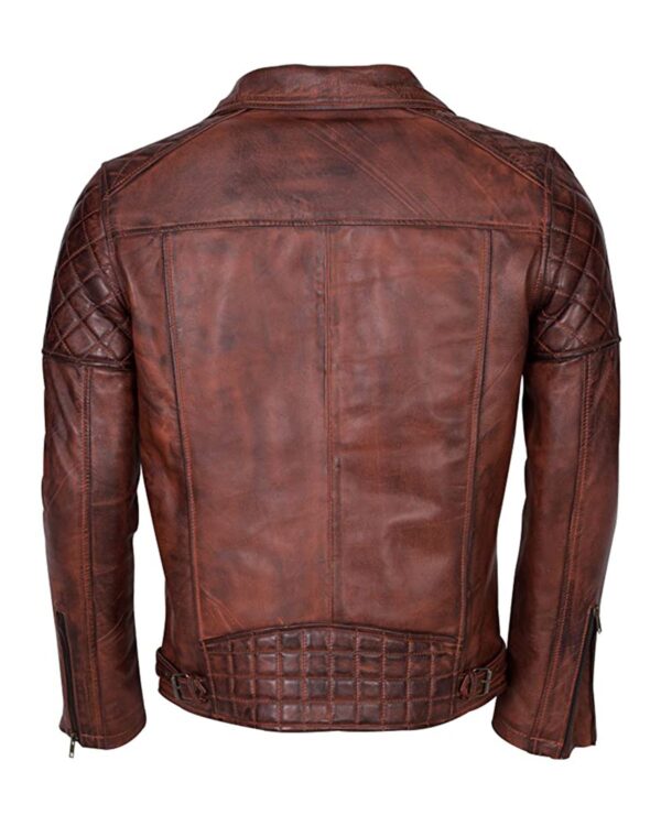 Sam Brando Biker Leather Jacket - Image 3