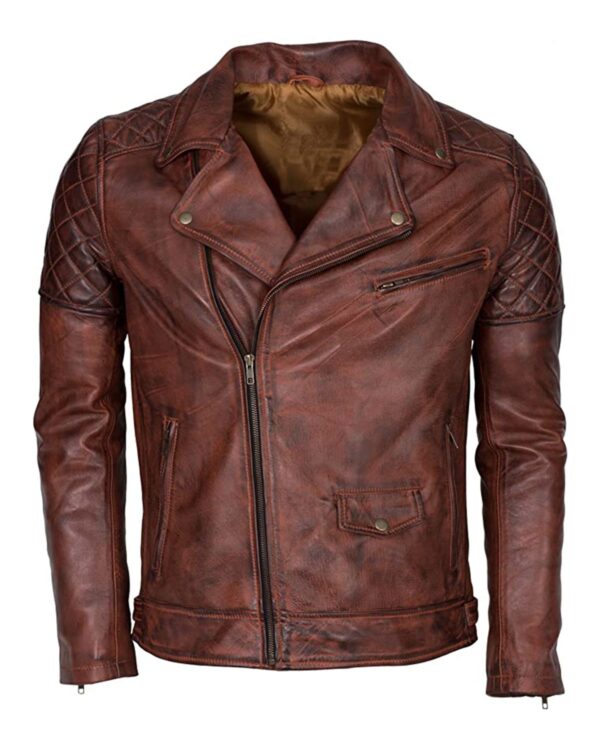 Sam Brando Biker Leather Jacket