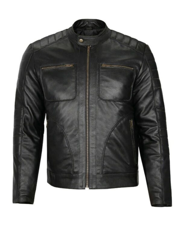 Anthony Classic Biker Leather Jacket