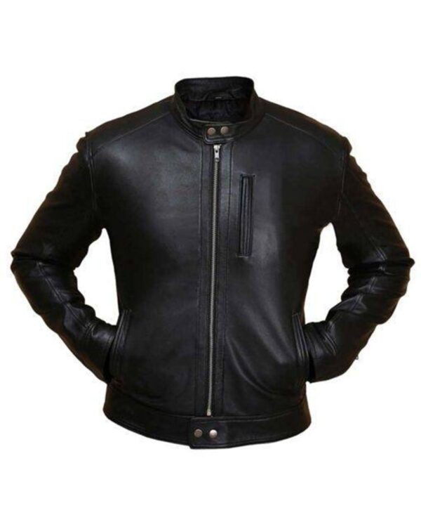 Onyx Sheepskin Leather Jacket