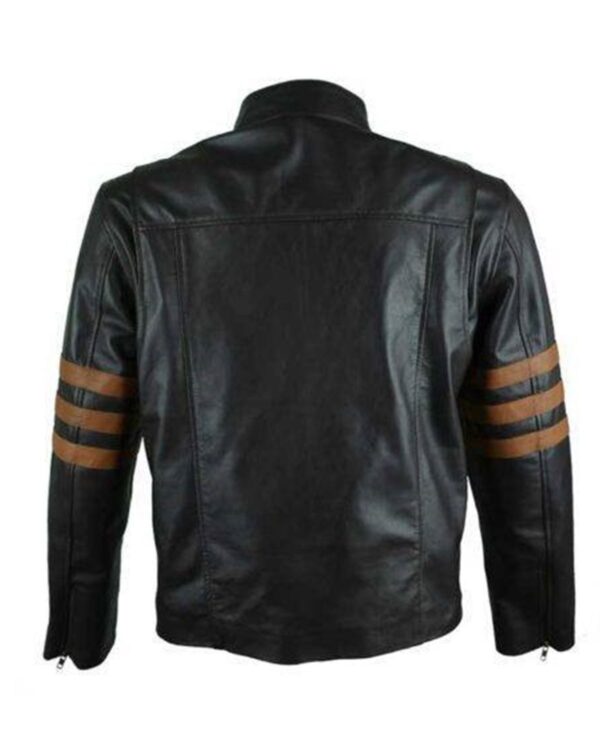 Archer Cafe Racer Leather Jacket - Image 3