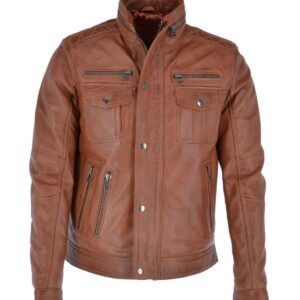 Zander Biker Leather Jacket