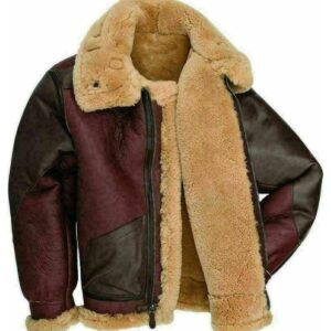 George Bomber Aviator Leather Jacket