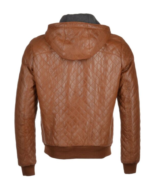 Tom Bomber Leather Jacket - Image 4