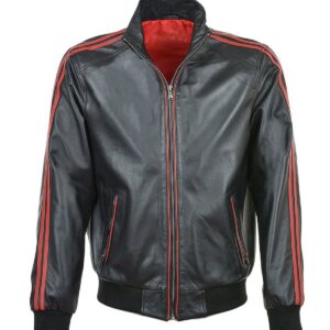 Bravo Bomber Leather Jacket