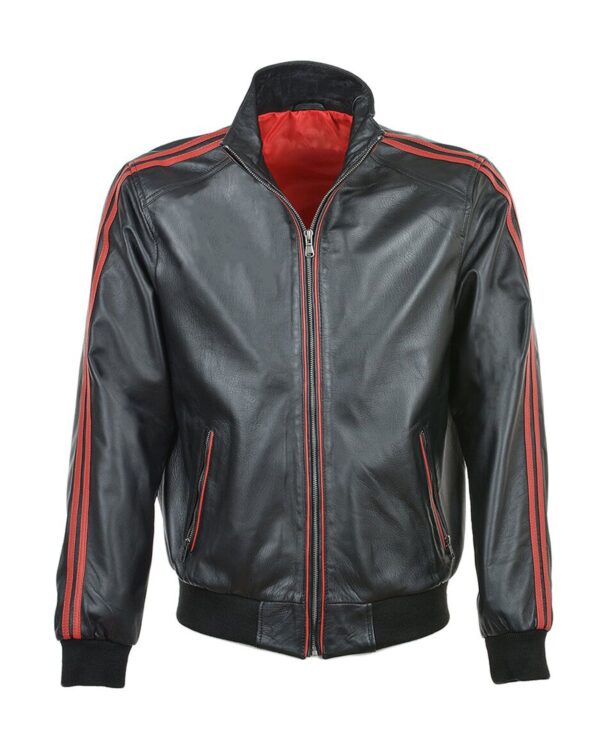 Bravo Bomber Leather Jacket