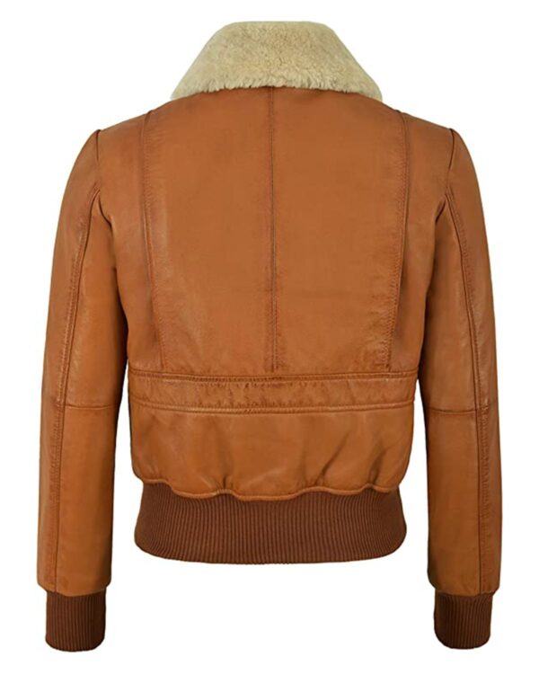 Women's B3 RAF Style Bomber Jacket - Image 4