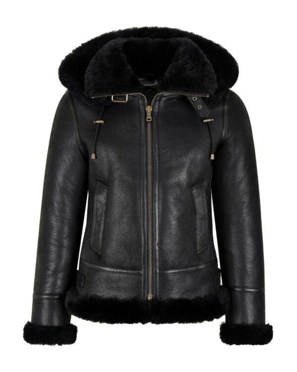 Women's B3 Bomber Shearling Leather Jacket