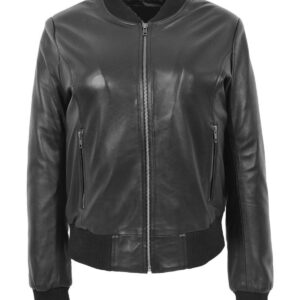Scarlette Bomber Leather Jacket